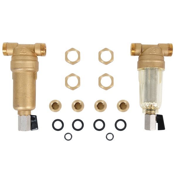 SMART SMT 3110H0004 С - Н - Фильтр 1/2" (самоочищ.)наружная резьба, без манометра, для горячей и холодной воды, латунь 16 пар в упаковке фото в интернет-магазине SMARTGRP